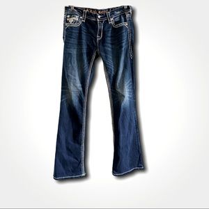 ROCK REVIVAL WOMEN DENIM BLUE JEANS